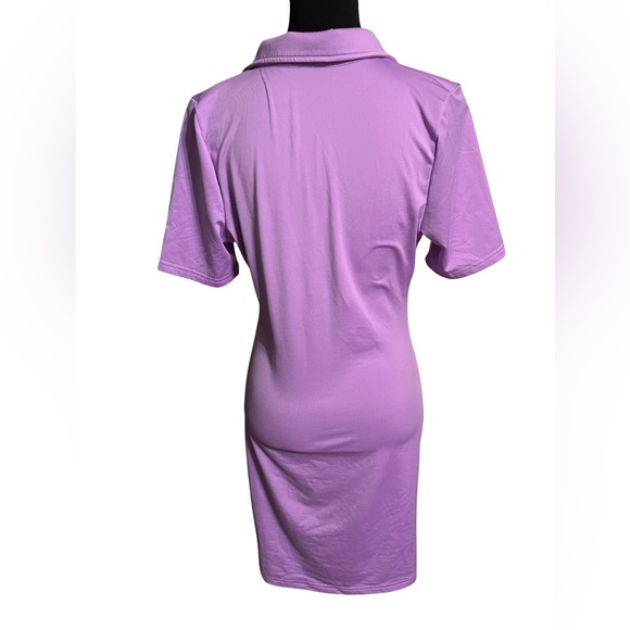 Fitted Lavender Dress - Picture 3 of 5